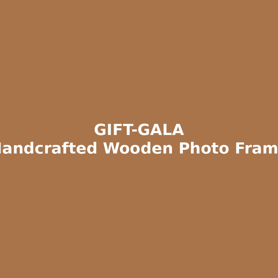 Handcrafted Wooden Photo Frame
